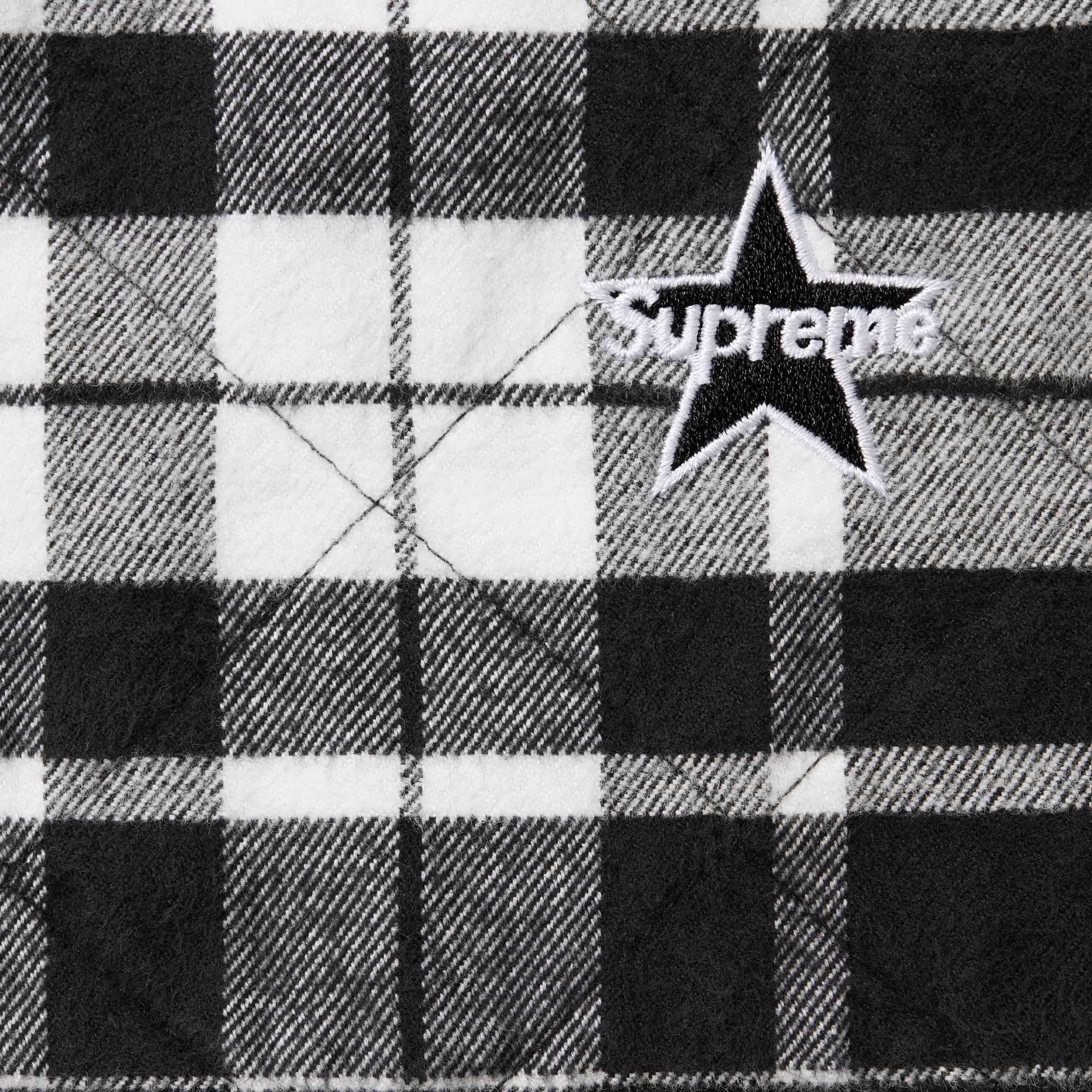 Quilted Flannel Zip Up Shirt view 8